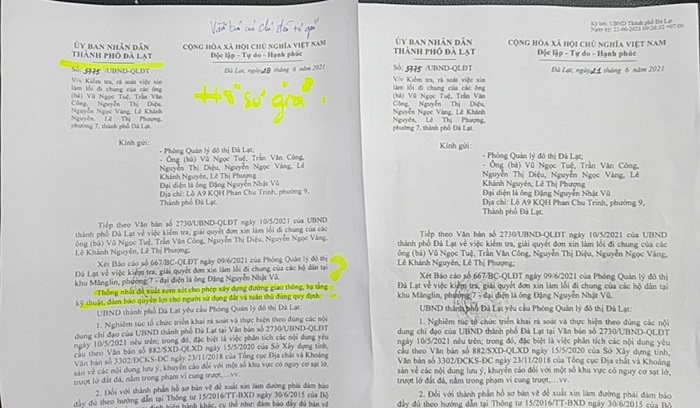 Điều tra dấu hiệu làm giả giấy tờ để mở đường ở Đà Lạt -0