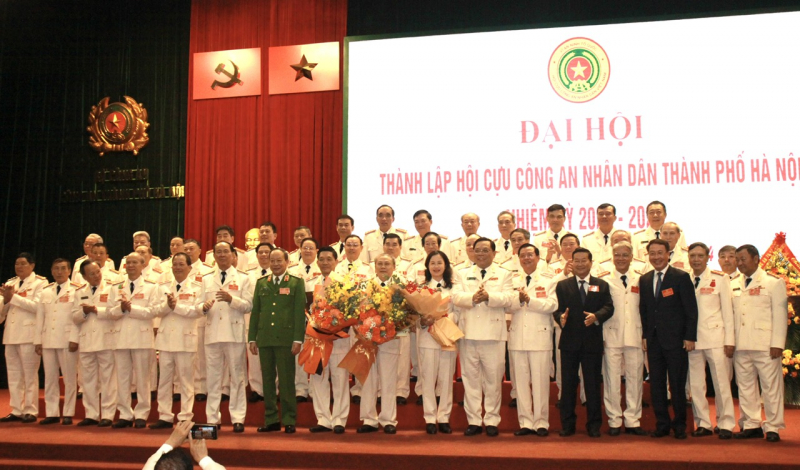 Đại hội thành lập Hội Cựu Công an nhân dân thành phố Hà Nội -0