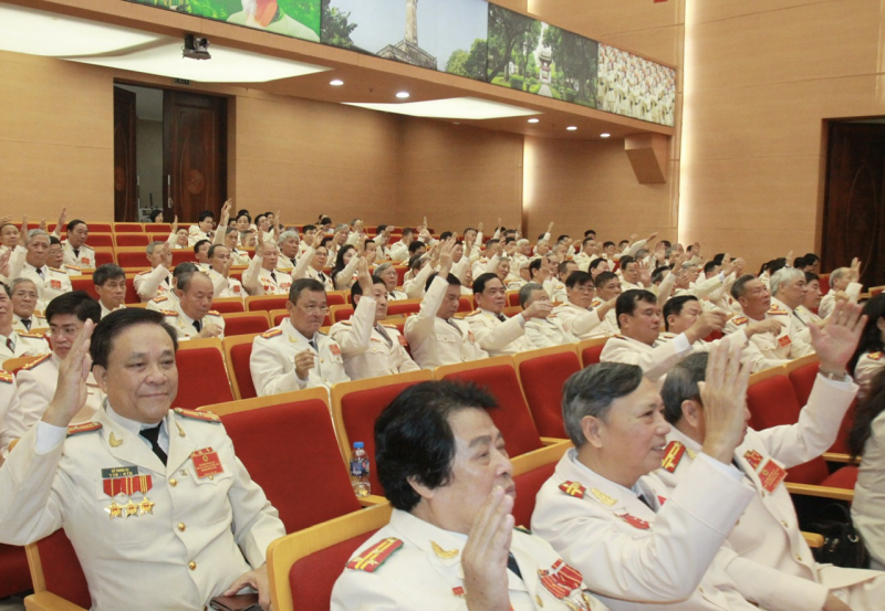 Đại hội thành lập Hội Cựu Công an nhân dân thành phố Hà Nội -0