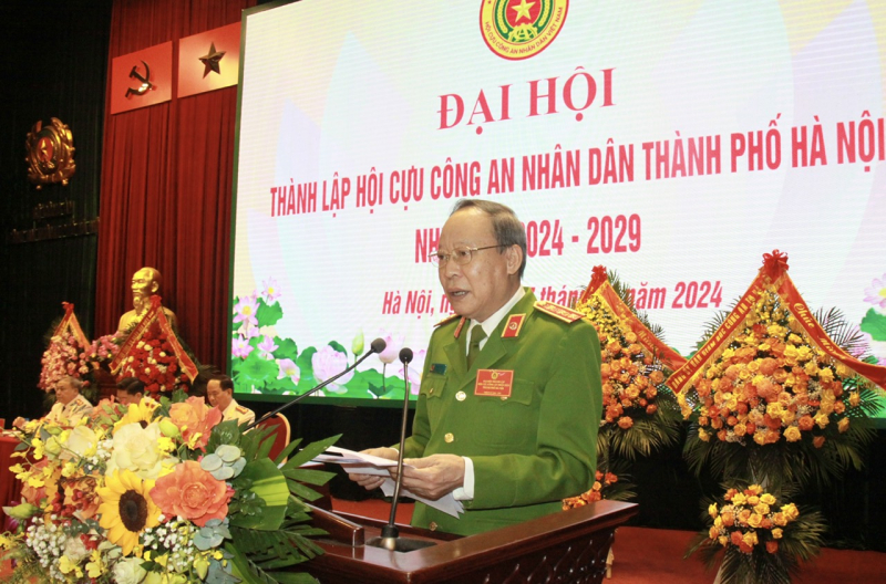Đại hội thành lập Hội Cựu Công an nhân dân thành phố Hà Nội -0
