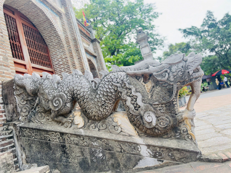 Thông tin ít người biết về bảo vật quốc gia - cặp rồng đá tại Cổ Loa -0