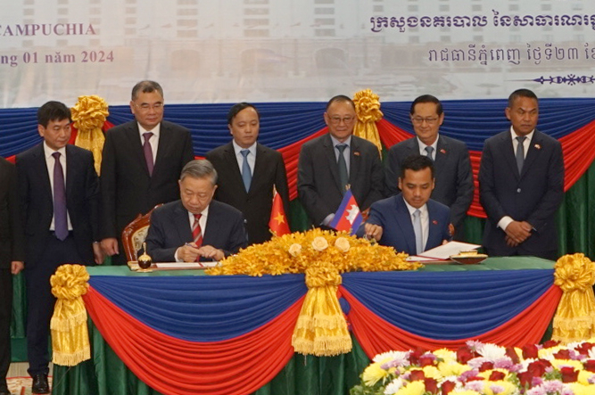 Việt Nam – Campuchia đẩy mạnh hợp tác phòng, chống tội phạm -0