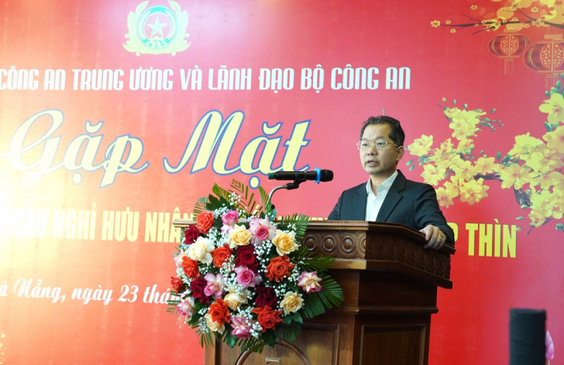 Thứ trưởng Trần Quốc Tỏ gặp mặt cán bộ Công an cấp cao nghỉ hưu tại Đà Nẵng -0