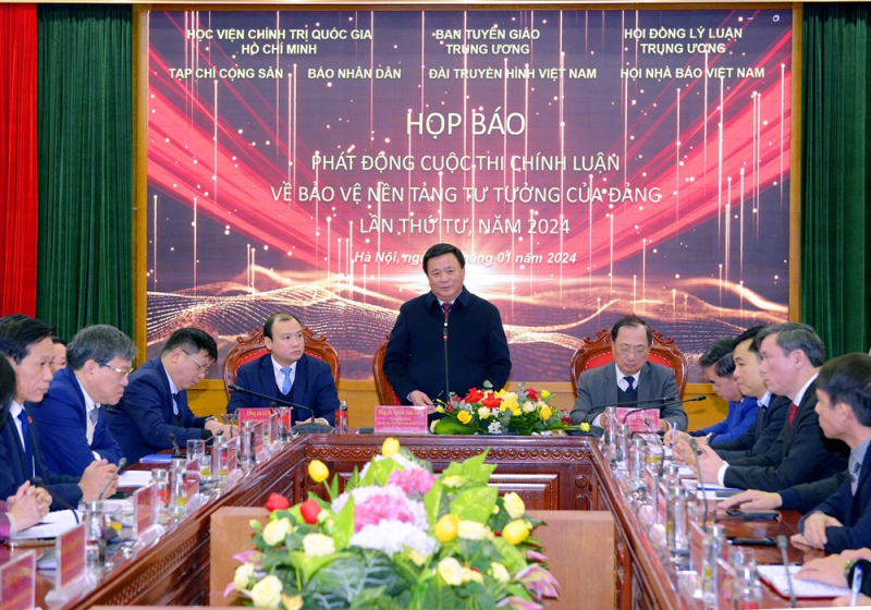 Phát động Cuộc thi chính luận về bảo vệ nền tảng tư tưởng của Đảng lần thứ tư -0