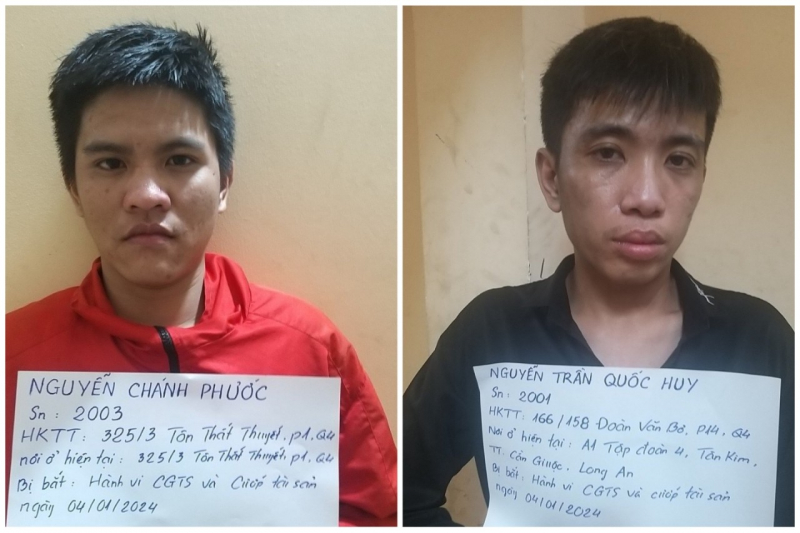 Triệt phá băng nhóm cướp giật tài sản gây án liên tiếp trên địa bàn nhiều quận  -0