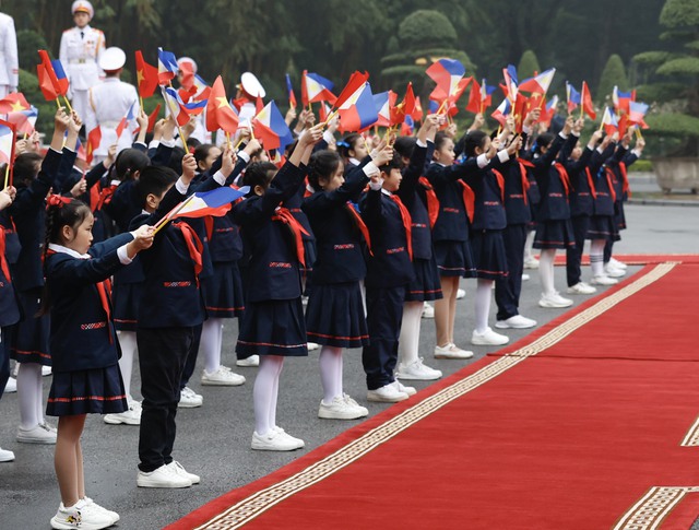 Chủ tịch nước Võ Văn Thưởng chủ trì Lễ đón chính thức Tổng thống Philippines -0