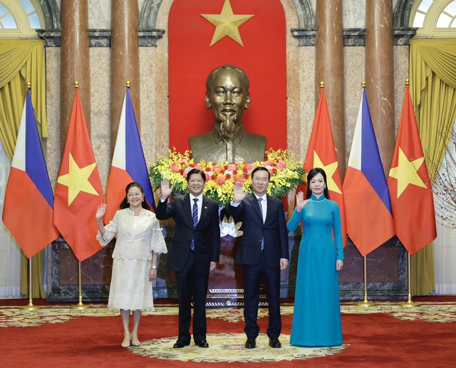 Chủ tịch nước Võ Văn Thưởng chủ trì Lễ đón chính thức Tổng thống Philippines -0