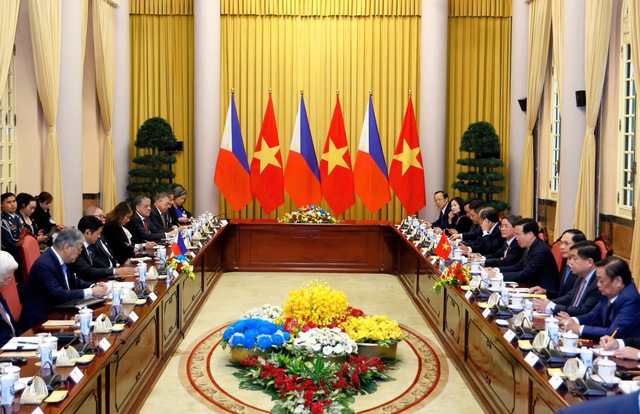 Chủ tịch nước Võ Văn Thưởng chủ trì Lễ đón chính thức Tổng thống Philippines -1