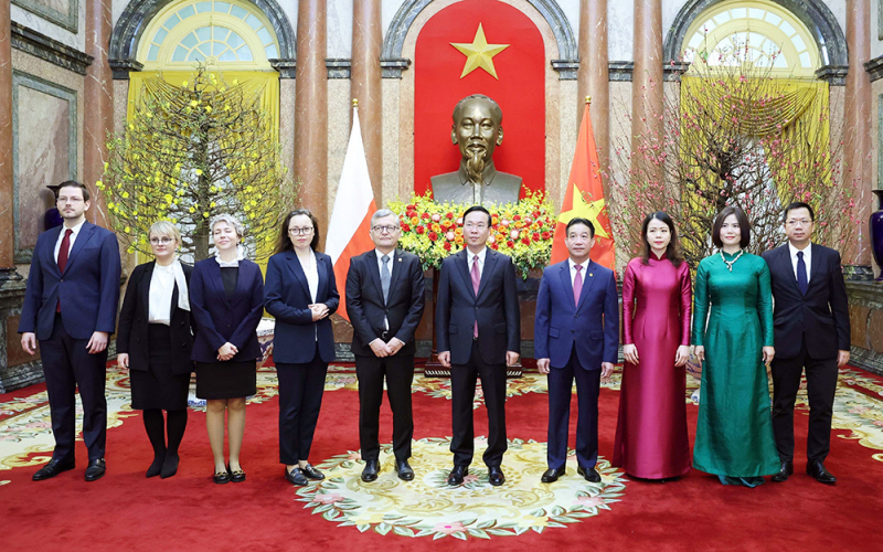 Chủ tịch nước Võ Văn Thưởng tiếp Đại sứ các nước trình Quốc thư và chào từ biệt -0