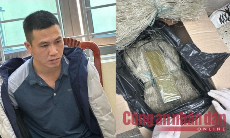 Nguỵ trang 3 bánh heroin trong thùng miến, vận chuyển thuê lấy 20 triệu đồng -0