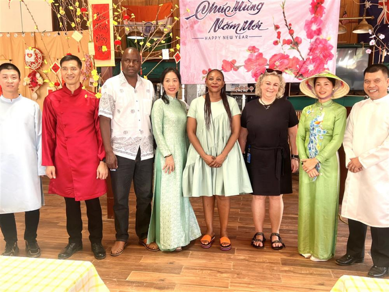 Sỹ quan Công an Việt Nam tổ chức Tết Nguyên đán tại Phái bộ gìn giữ hòa bình Liên hợp quốc tại Nam Sudan -0