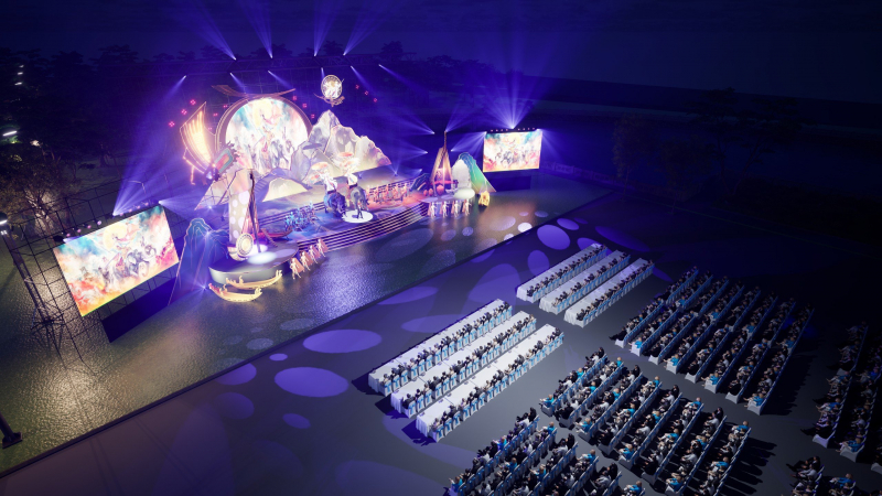 Lịch sử hào hùng Hai Bà Trưng được tái hiện bằng công nghệ hiện đại 3D mapping -0