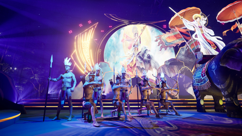 Lịch sử hào hùng Hai Bà Trưng được tái hiện bằng công nghệ hiện đại 3D mapping -0