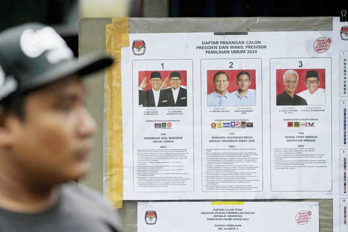 Cuộc tổng tuyển cử quy mô hàng đầu thế giới tìm người kế nhiệm Tổng thống Indonesia Joko Widodo -0