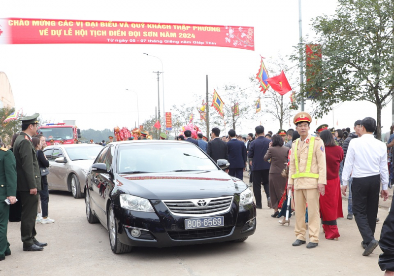 Bảo đảm an ninh, an toàn Lễ hội Tịch điền Đọi Sơn Xuân Giáp Thìn 2024 -0