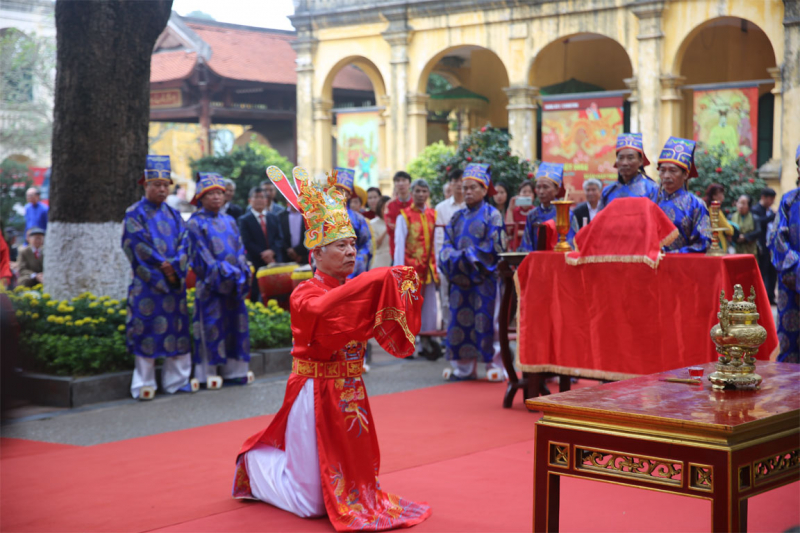 Hoàng thành Thăng Long rực rỡ ngày khai xuân -0