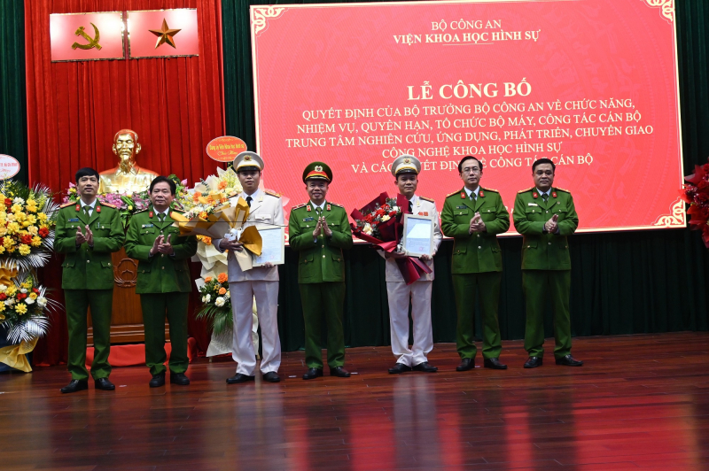 Ra mắt Trung tâm nghiên cứu, ứng dụng, phát triển và chuyển giao công nghệ khoa học hình sự  -0