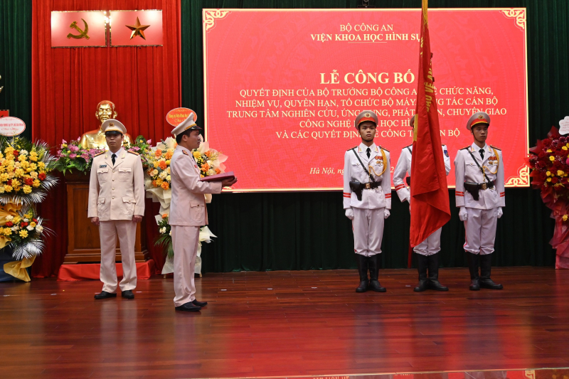 Ra mắt Trung tâm nghiên cứu, ứng dụng, phát triển và chuyển giao công nghệ khoa học hình sự  -0