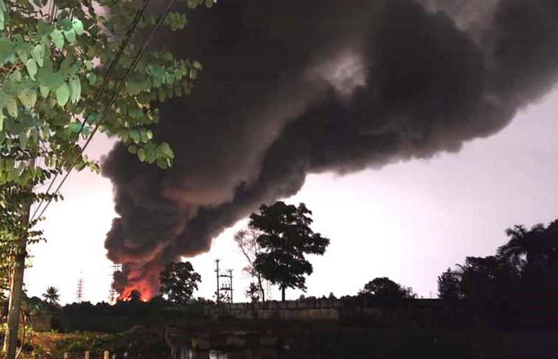 Cảnh sát PCCC&CNCH Hải Phòng chiến đấu với biển lửa -0