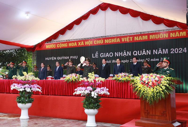 Nô nức khí thế ngày giao, nhận quân tại Thái Bình -0