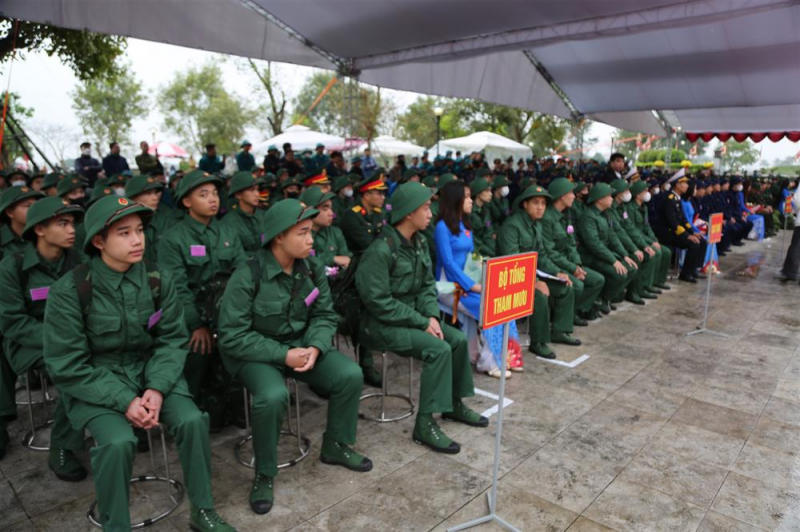 Nô nức khí thế ngày giao, nhận quân tại Thái Bình -0