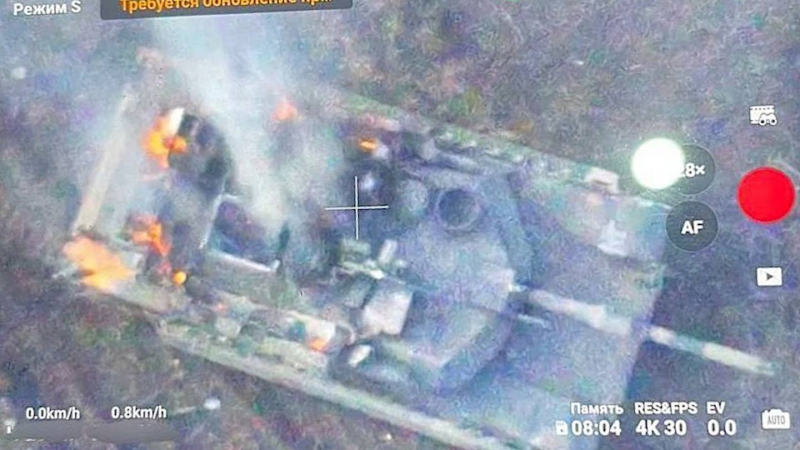 Điện Kremlin lên tiếng vụ siêu tăng Abrams Mỹ bị bắn cháy ở Ukraine -0