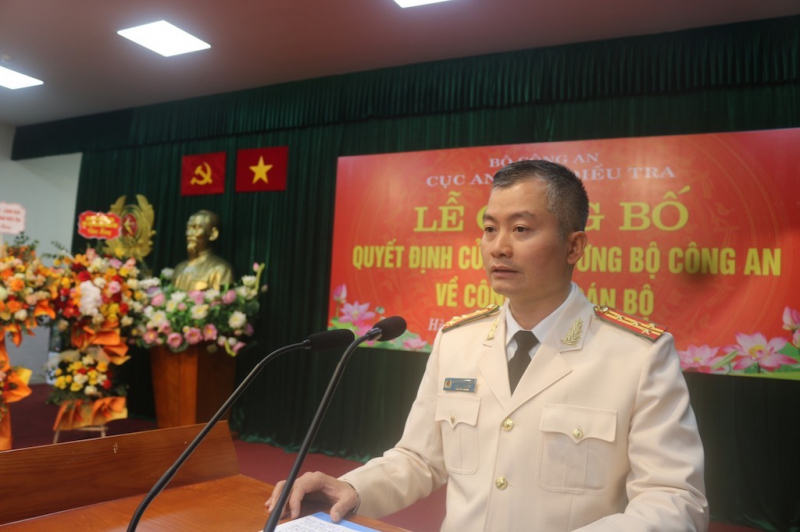 Công bố quyết định điều động Phó Giám đốc Công an tỉnh Lai Châu giữ chức vụ Phó Cục trưởng Cục An ninh điều tra -0