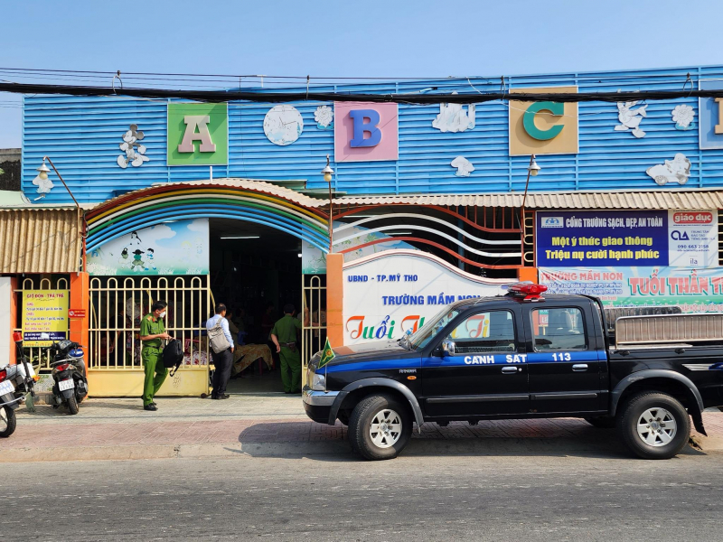 Công an Tiền Giang kịp thời khống chế kẻ nghi ngáo đá cầm dao vào trường mầm non -0