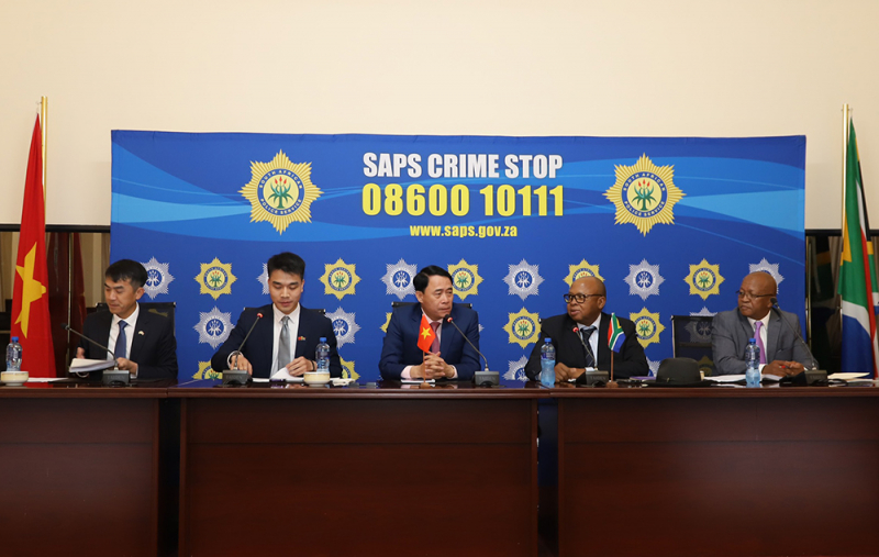 Việt Nam - Nam Phi tăng cường hợp tác phòng, chống tội phạm -0