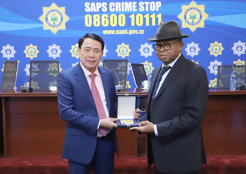 Việt Nam - Nam Phi tăng cường hợp tác phòng, chống tội phạm -0