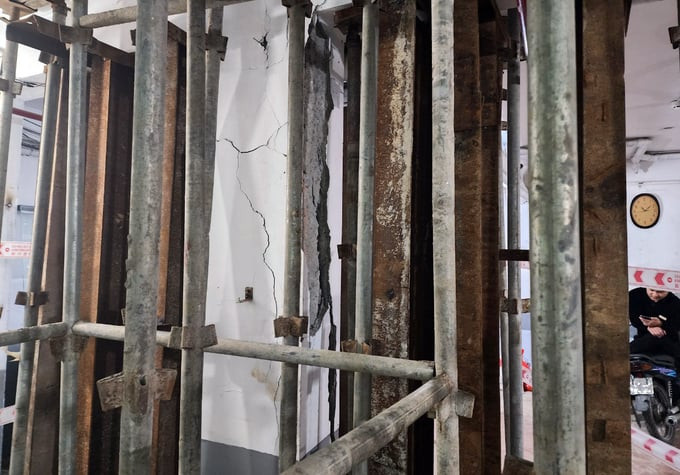 Hà Nội xử lý trách nhiệm, cá nhân liên quan chung cư mini bị nứt cột -0