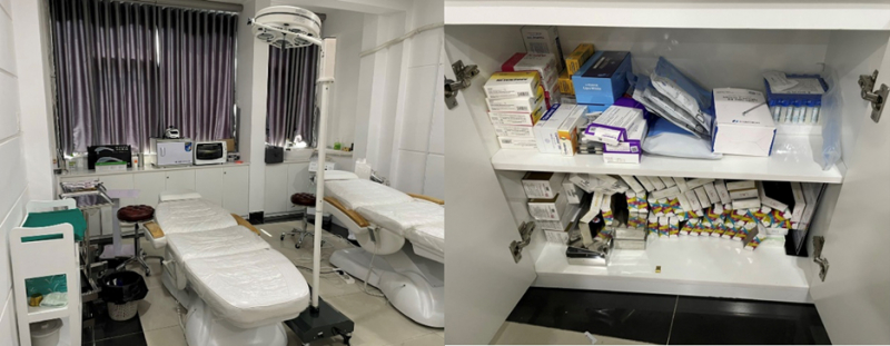 Kiểm tra đột xuất, đình chỉ một “Viện đào tạo thẩm mỹ quốc tế” trái phép -0