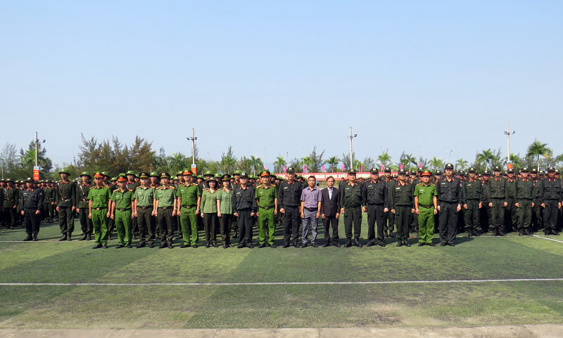 1.294 công dân tham gia nghĩa vụ CAND được huấn luyện tại Quảng Nam -0