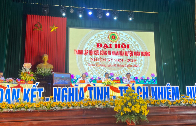 Thành lập Hội Cựu CAND huyện Xuân Trường -0