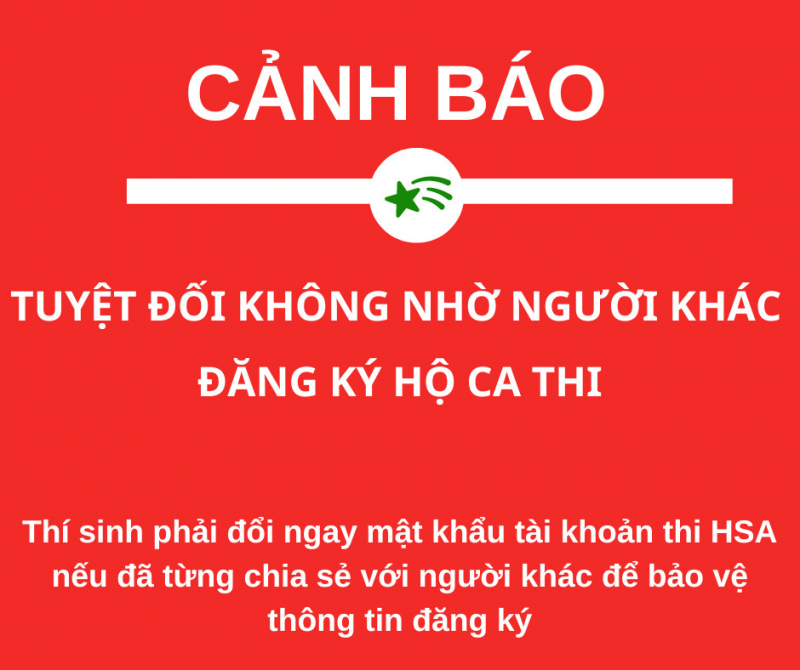 Cảnh giác với chiêu trò nhờ đăng ký hộ ca thi đánh giá năng lực -0