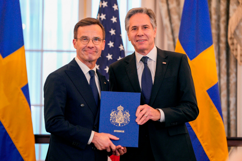 Thụy Điển chính thức gia nhập NATO -0