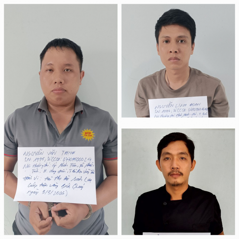 Bắt 2 đối tượng thực hiện vụ cướp tiệm vàng ở Bình Dương -0