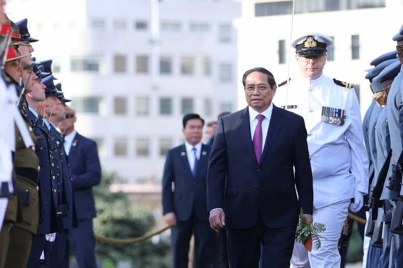 Lễ đón đặc biệt Thủ tướng Phạm Minh Chính ở New Zealand -0