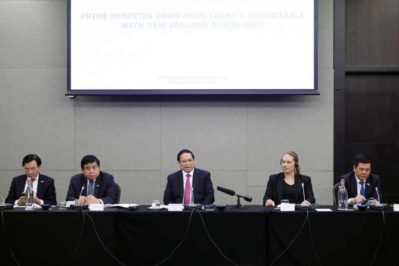 Thủ tướng hoan nghênh các doanh nghiệp New Zealand đầu tư tại Việt Nam trên nguyên tắc “lợi ích hài hoà, rủi ro chia sẻ” -1