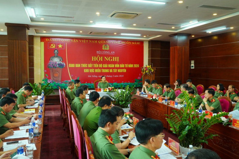 Đẩy nhanh tiến độ giải ngân vốn đầu tư công tại Công an tại miền Trung-Tây Nguyên -0