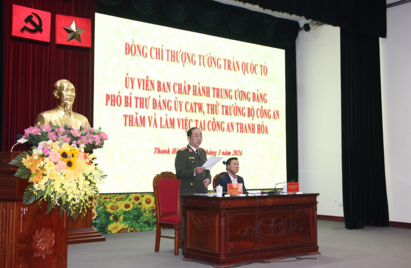 Tiếp tục xây dựng lực lượng Công an Thanh Hoá thật sự trong sạch, vững mạnh -0