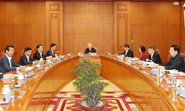 Party leader chairs meeting of personnel sub-committee of 14th National Congress -0