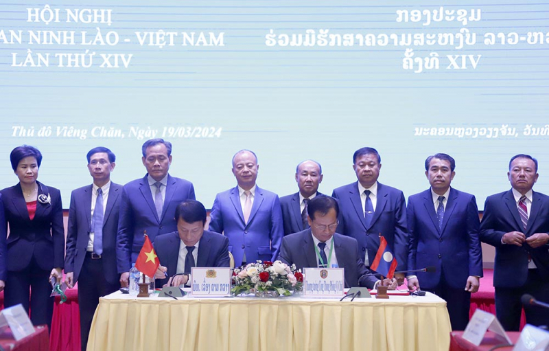 Thắt chặt hơn nữa hợp tác giữa lực lượng An ninh hai nước Việt Nam – Lào -1