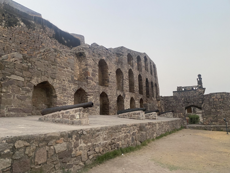 Hoàng hôn ở pháo đài Golconda  -0