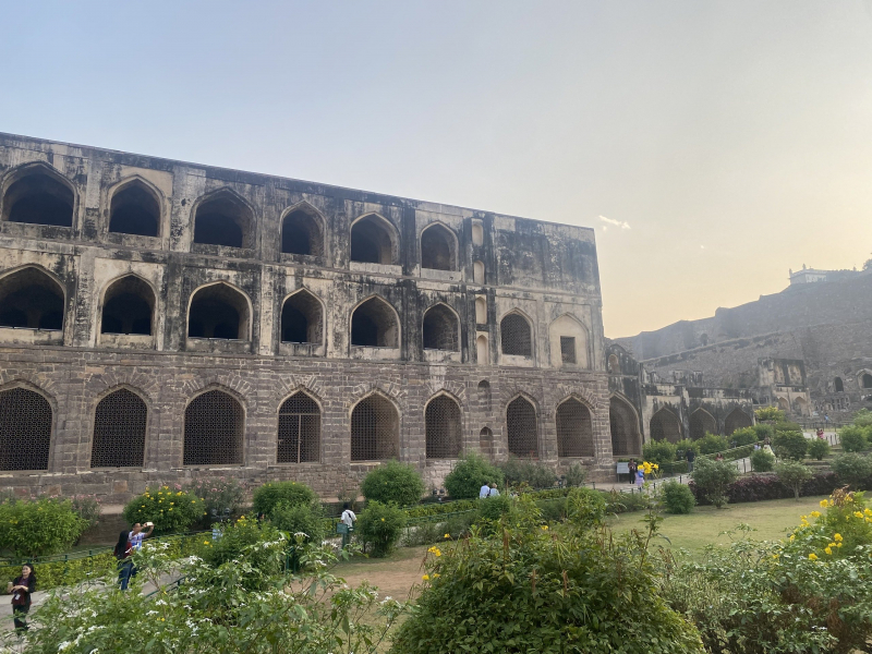 Beautiful Sunset at Golconda Fort in Hyderabad -3