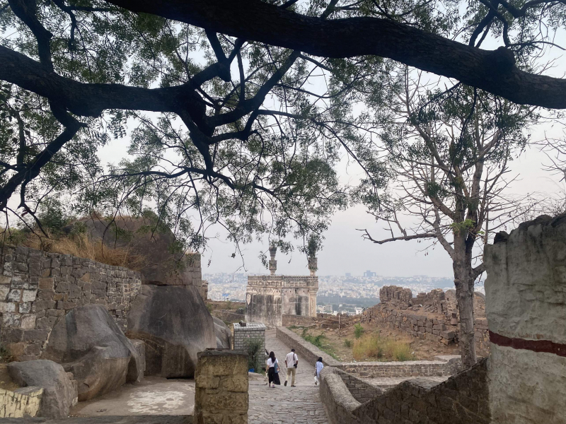 Beautiful Sunset at Golconda Fort in Hyderabad -5
