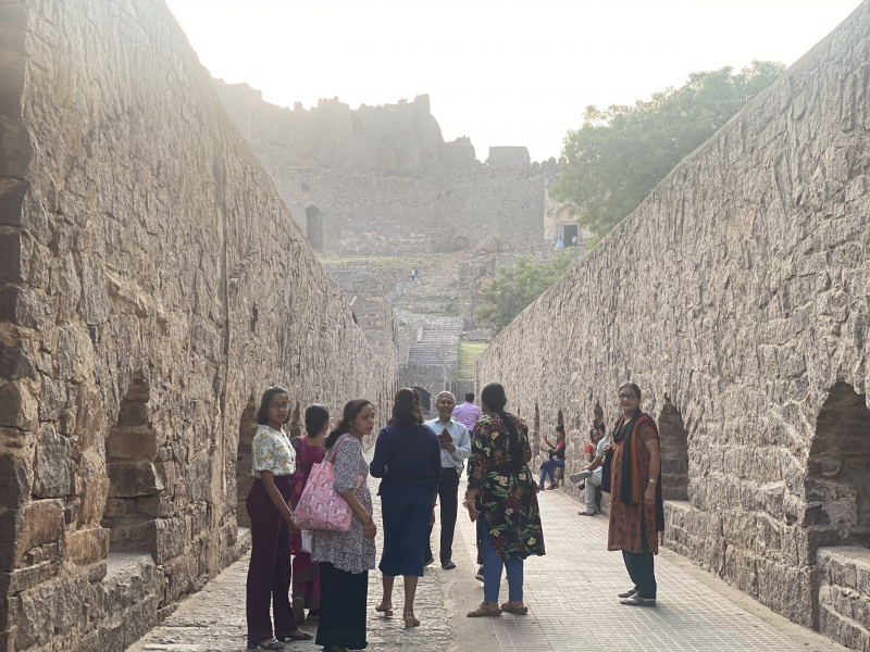 Beautiful Sunset at Golconda Fort in Hyderabad -6