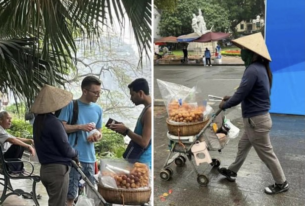 Xử phạt người phụ nữ bán hàng rong “chặt chém” du khách nước ngoài -0