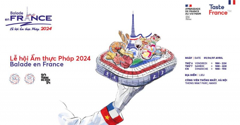Lễ hội ẩm thực Pháp “Balade en France” 2024 trở lại -0