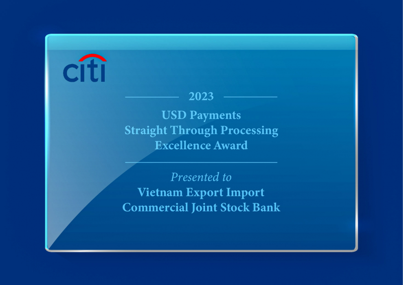 Eximbank vinh dự nhận giải thưởng thanh toán quốc tế xuất sắc từ Citibank -0